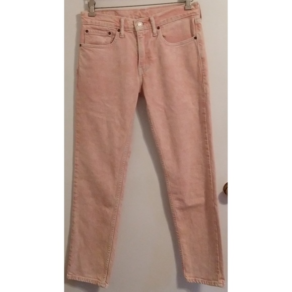 mens pink levis jeans